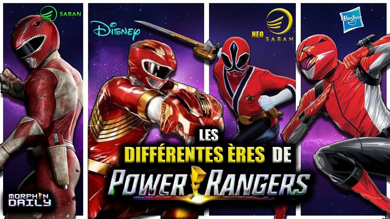 Les Différentes Ères de Power Rangers ⚡️