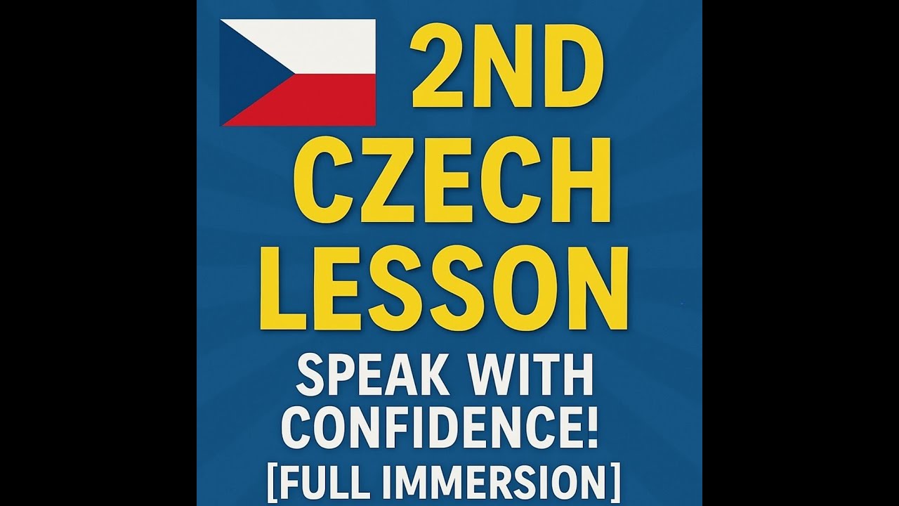 2nd Czech Lesson - Speak with Confidence! (Feminine Gender Part 1)