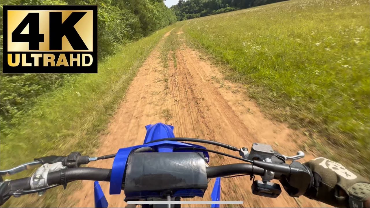 RAW 2 stroke..FAST pace yz125 riding