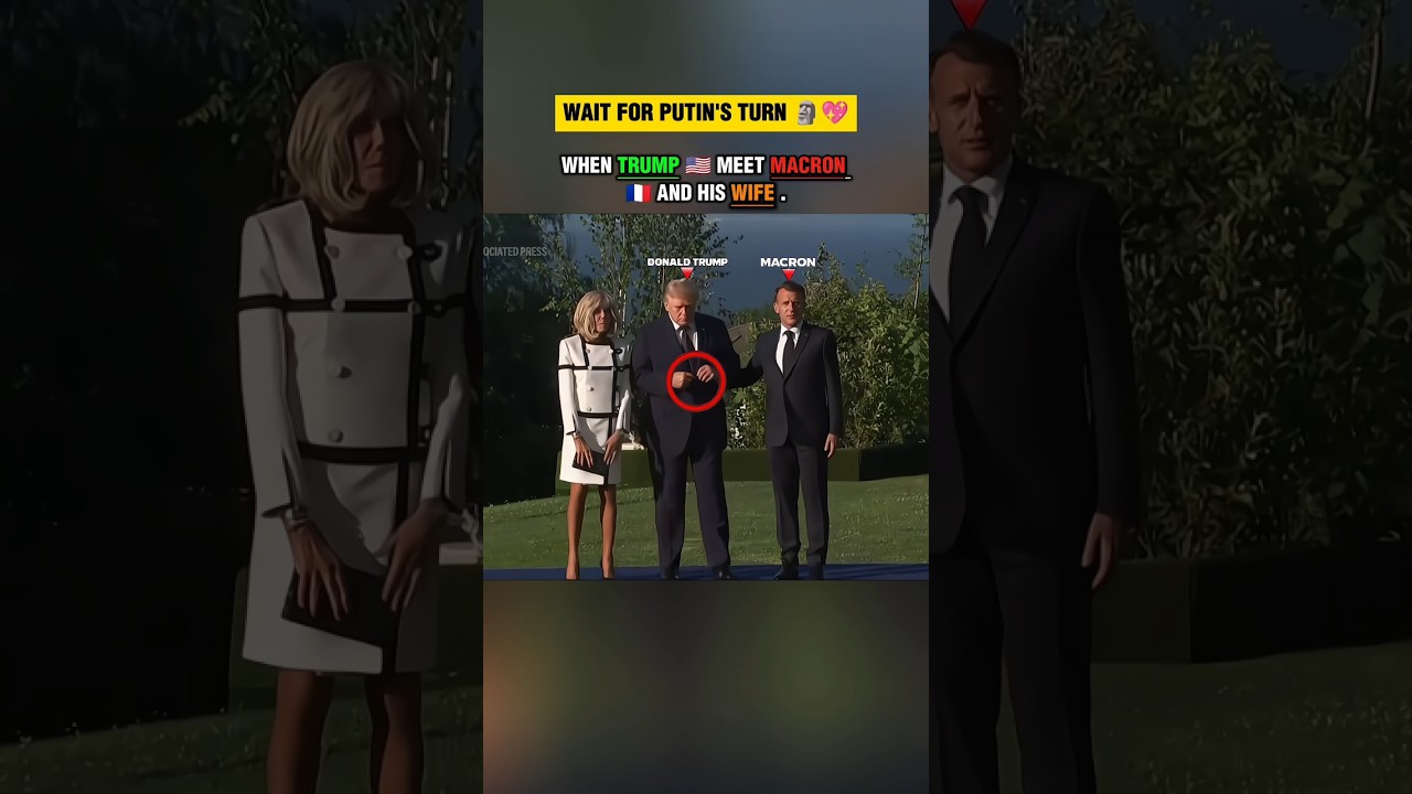 TRUMP vs PUTIN 💢 MACRON & WIFE RESPECT 🫡👀.
