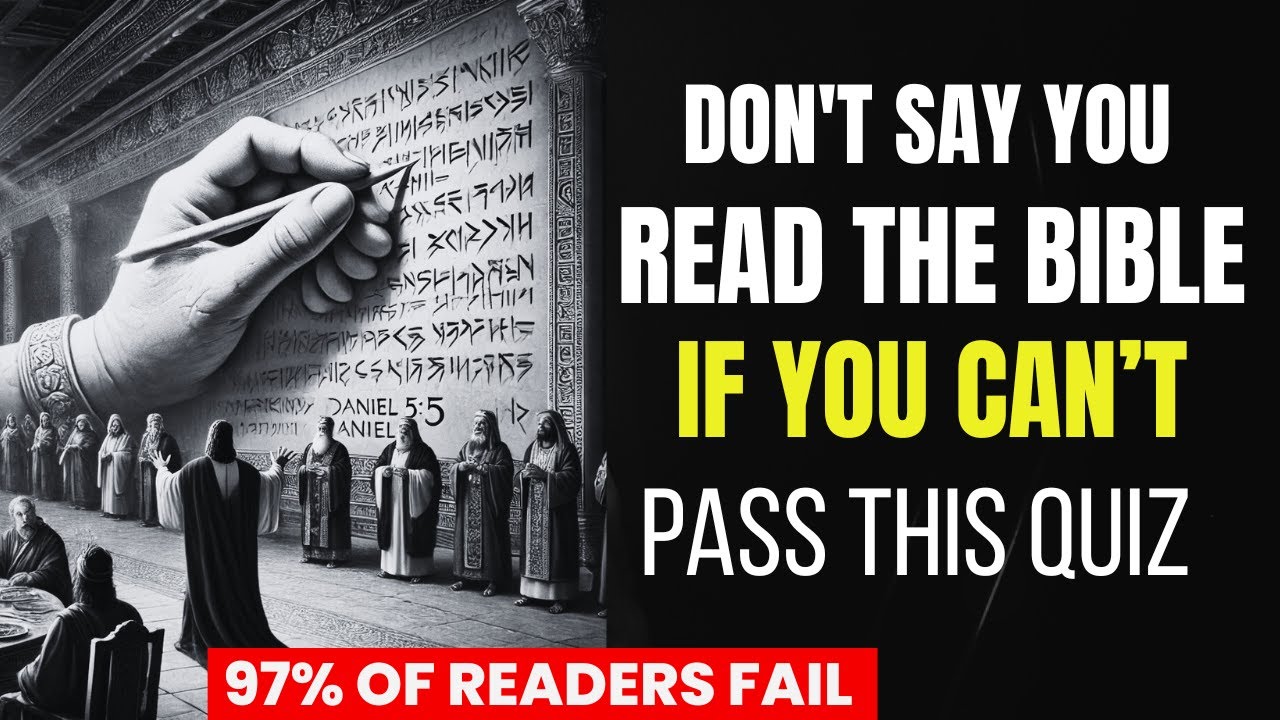 25 Bible Questions That Expose Who Reads the Bible vs Who Just Carries It | Imposible Bible Quiz
