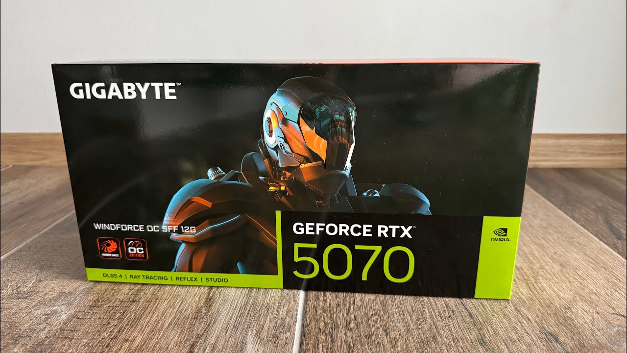 UNBOXING | GIGABYTE GeForce RTX 5070 WINDFORCE OC SSF 12GB