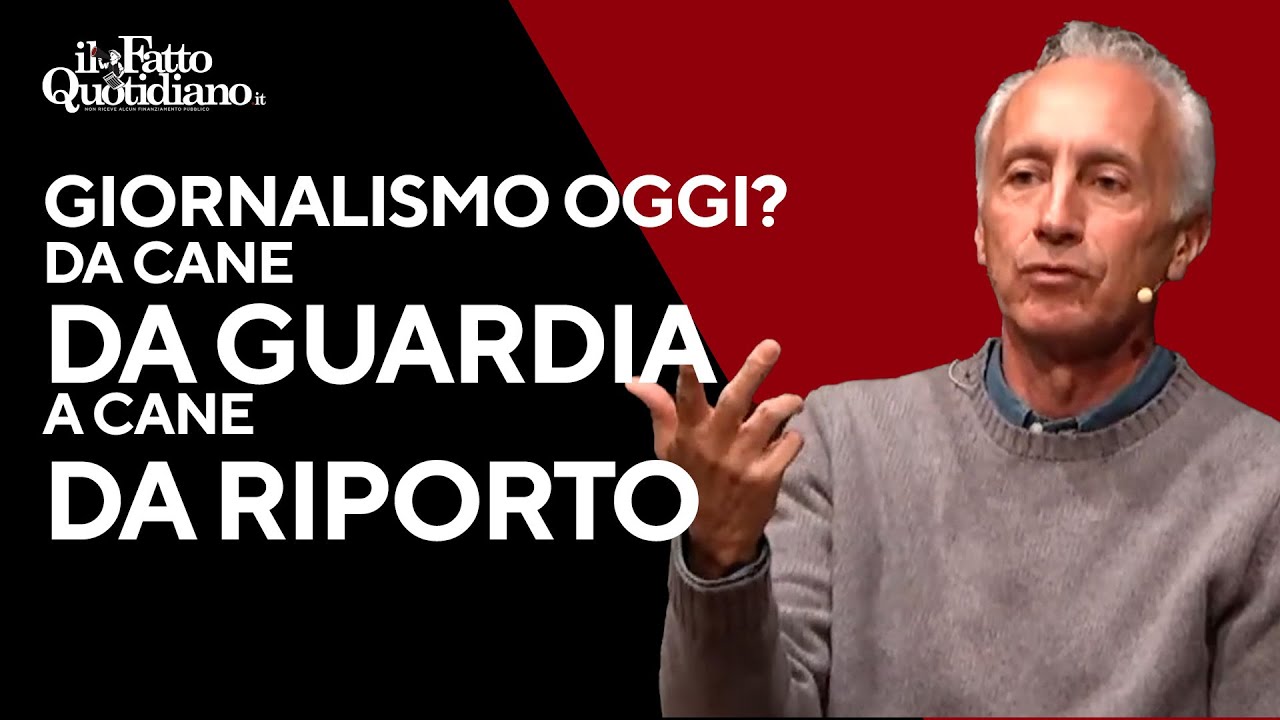 Travaglio sul giornalismo di oggi: 