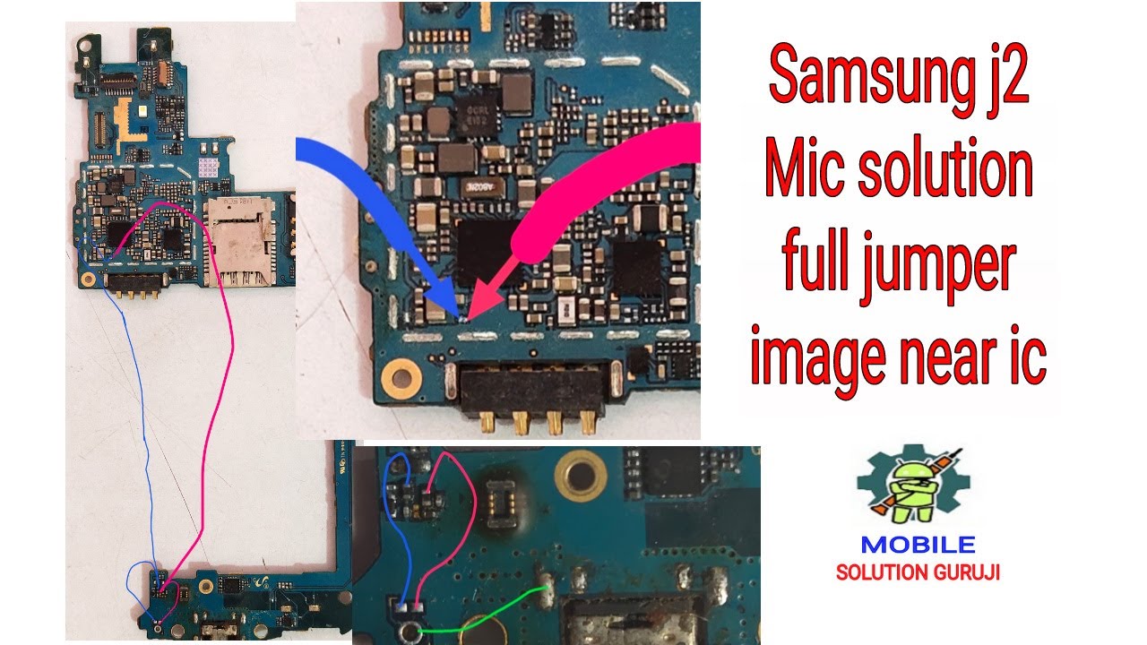 Samsung Galaxy J2 (J200G ) Mic Fault solution In Hindi || j2 mic full jumper ways