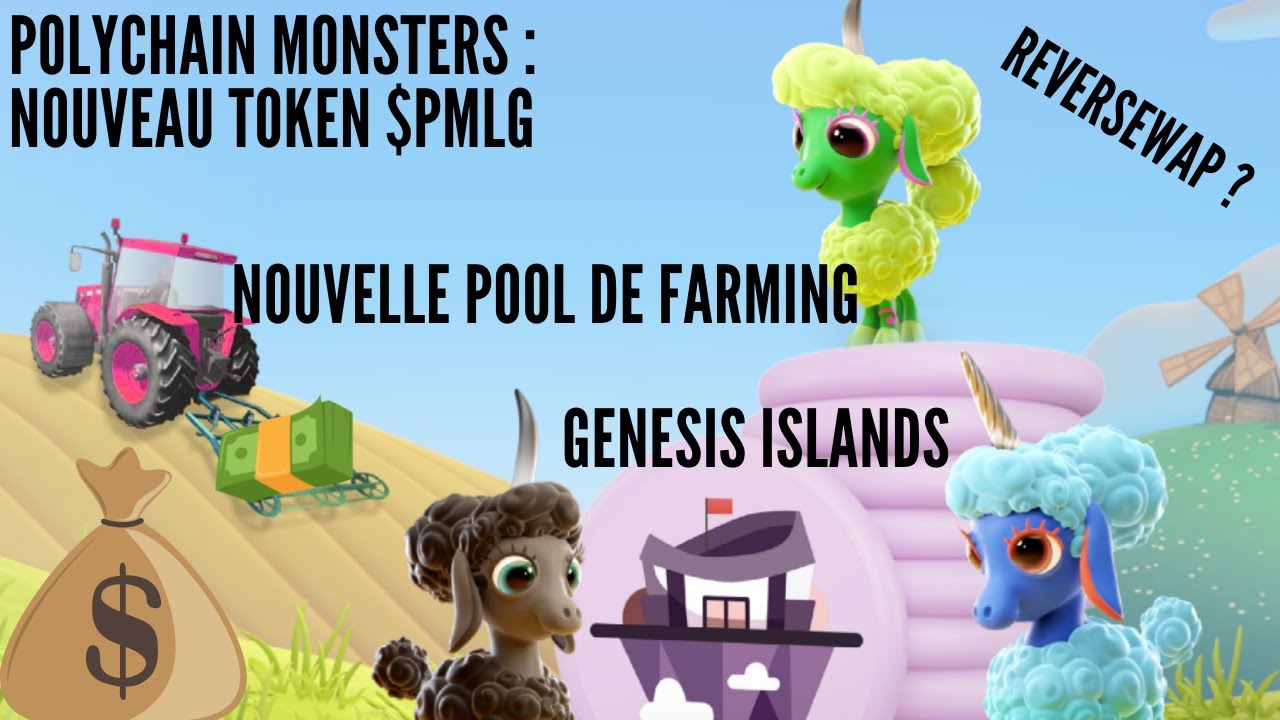 Polychain Monsters : On ouvre 10 boosters, Nouveau Token crypto PMLG, Reverseswap, Polychain Islands