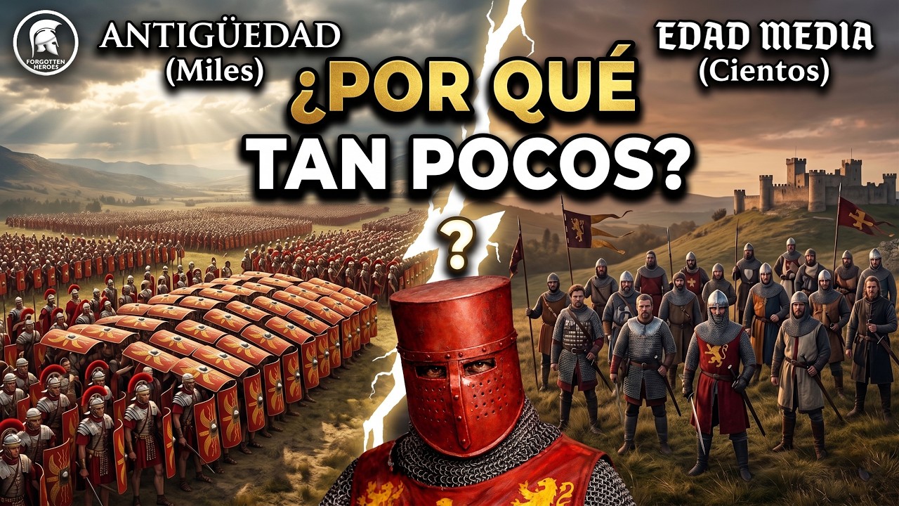 ¿Por qué los EJÉRCITOS MEDIEVALES eran TAN PEQUEÑOS?