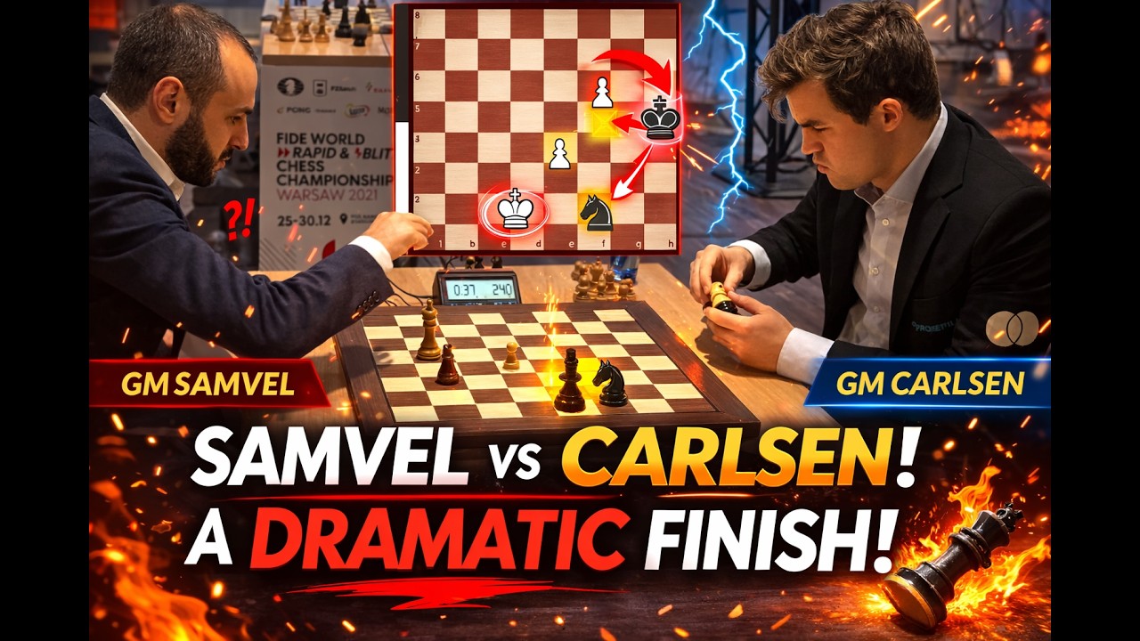 THE IMPENETRABLE WALL! 🛡️ | Samvel Ter-Sahakyan vs Magnus Carlsen | World Rapid Championship