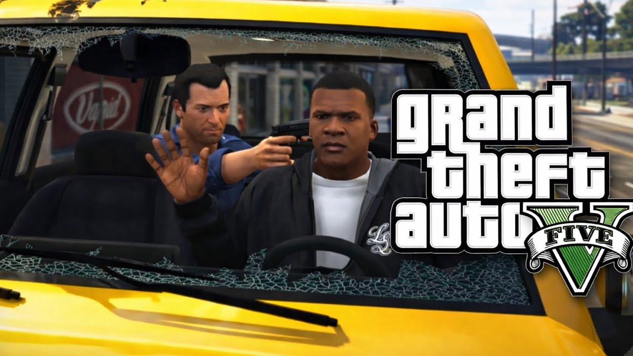 Carjacked at Gunpoint! | GTA V Intense Scene