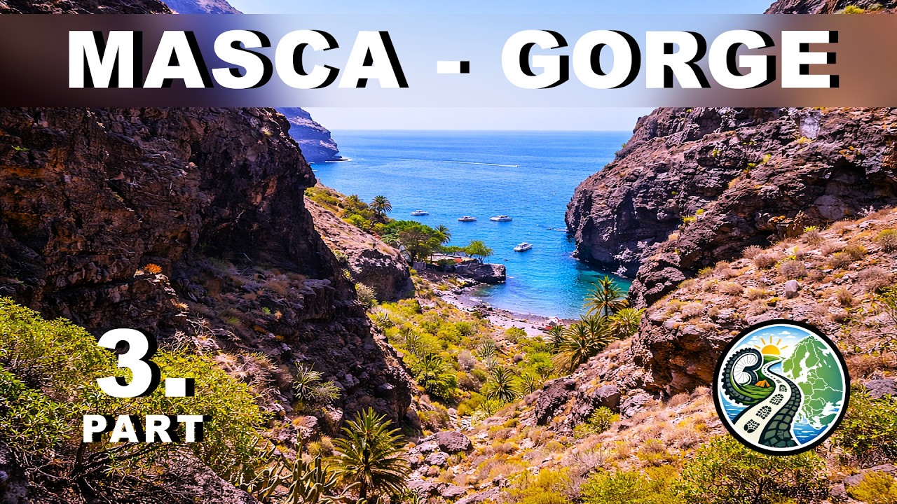 Masca Gorge Tenerife: An extended hike + boat trip at the end #3/3 [4k] [Silent Hiking]