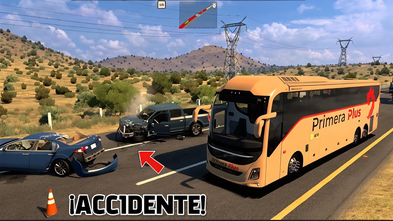 LO QUE PASÓ EN LA CARRETERA 😱 | PRIMERA PLUS | AMERICAN TRUCK SIMULATOR