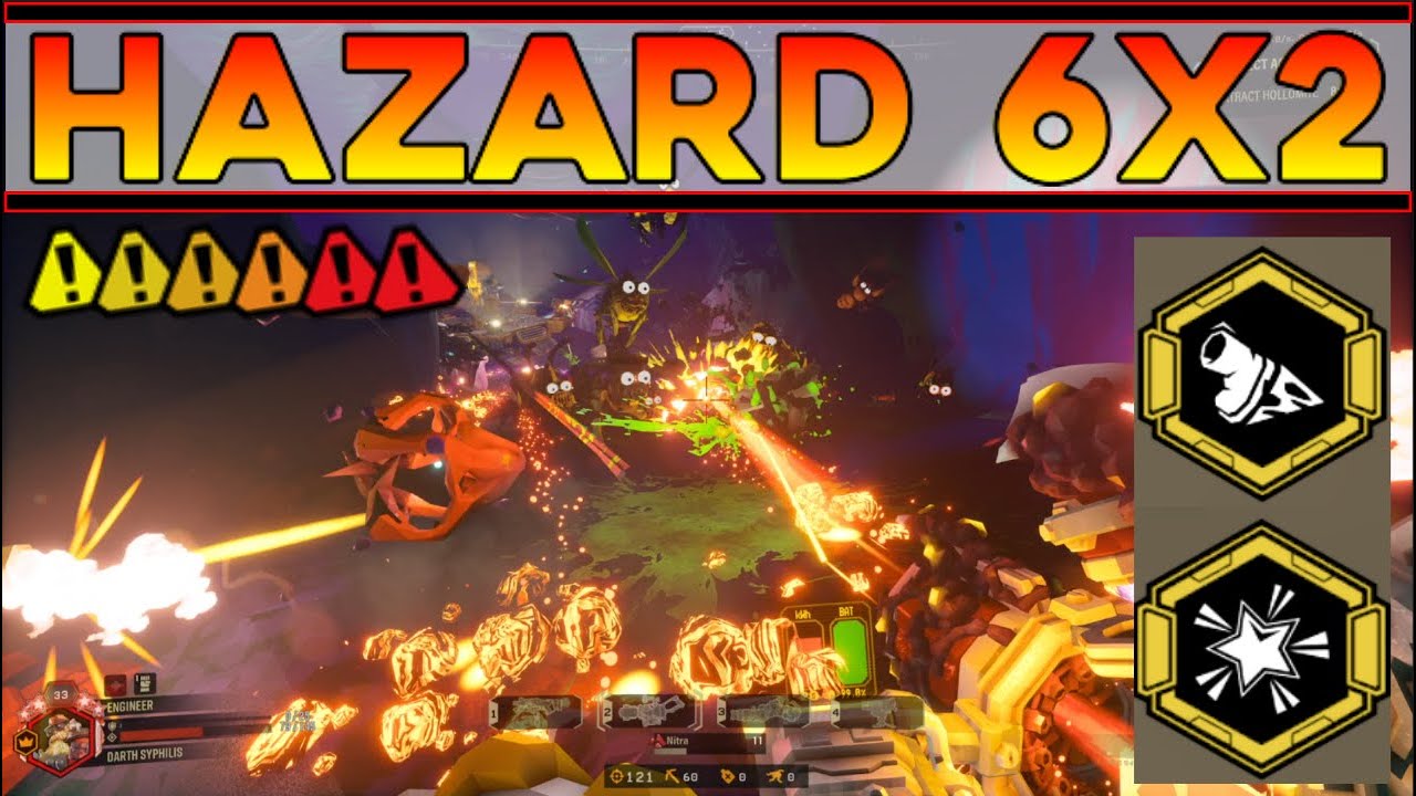 Neuro-Lasso + Volatile Impact Reactor | True Solo Engineer Hazard 6x2 | Deep Rock Galactic