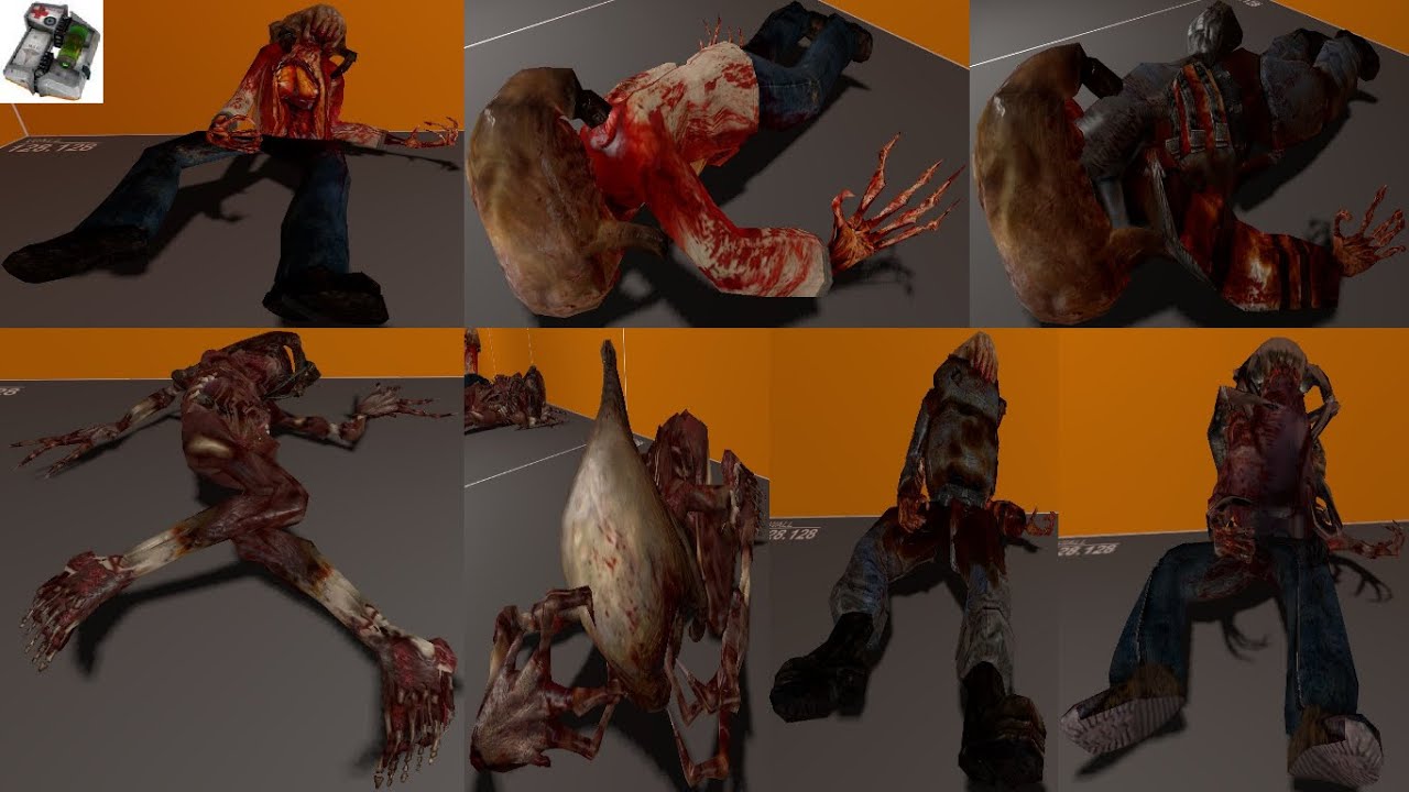 Half-Life 2: Zombie Sleeping Animation Selection 💤 #HalfLife #HalfLife2 #Gaming