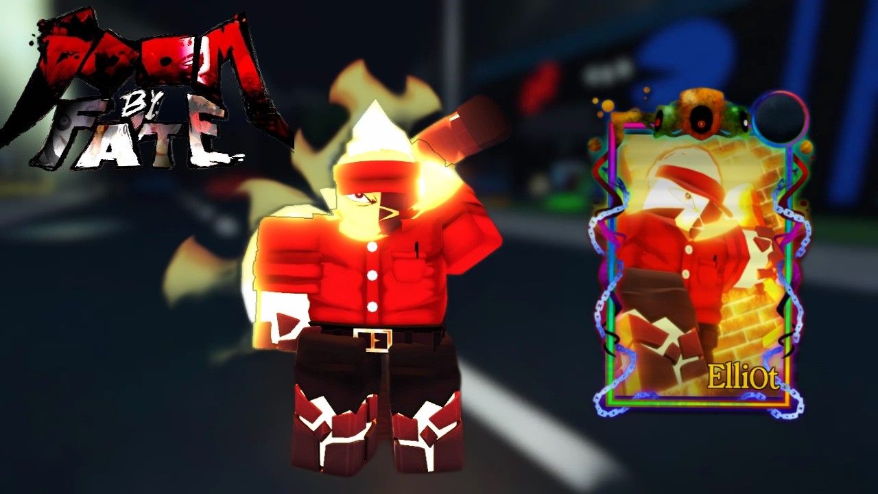 WINNING WITH THE NEW 'FIRE ELLIOT' C00LKIDD SKIN! | Roblox Doom By Fate