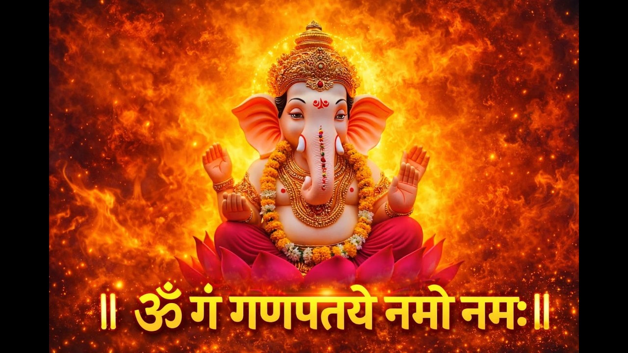 ॐ गं गणपतये नमो नमः | Powerful Ganesh Mantra for Success & Peace
