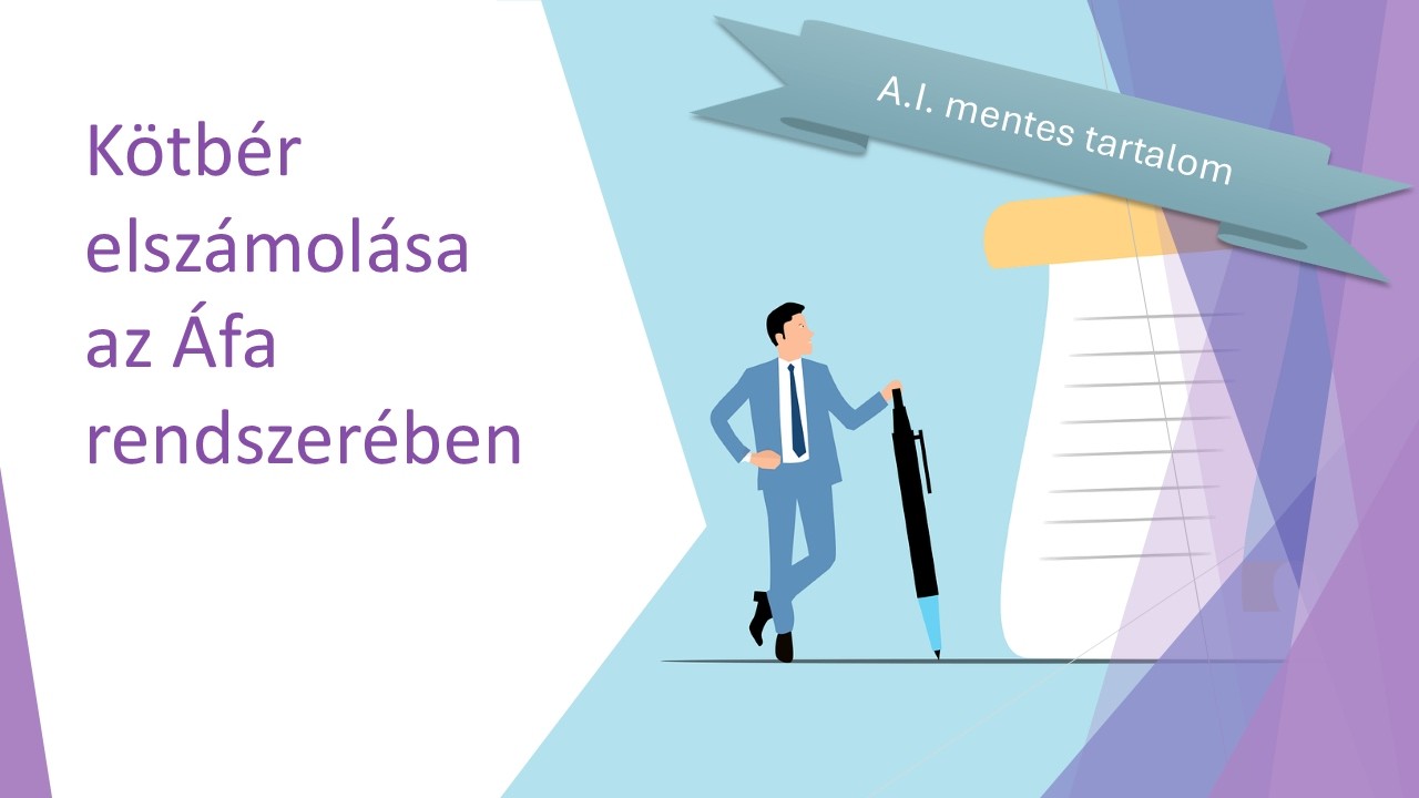 Kötbér elszámolása az Áfa rendszerében