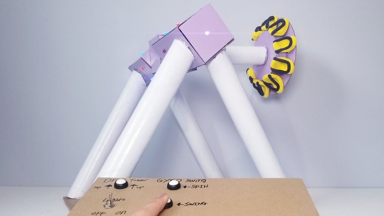 How to make amazing DIY Pendulum Ride from cardboard box at home