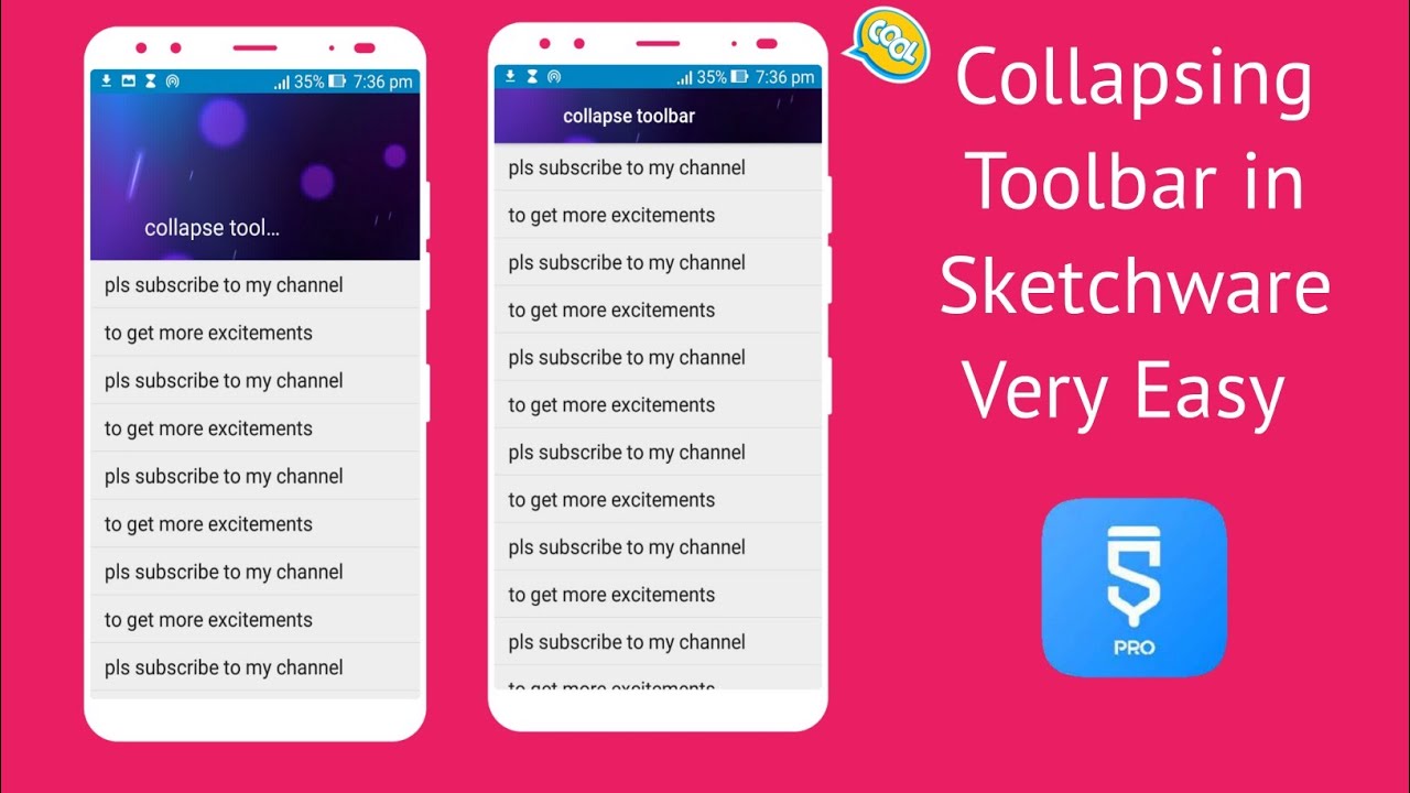 How to make a collapsing toolbar in Sketchware Pro [No Errors]