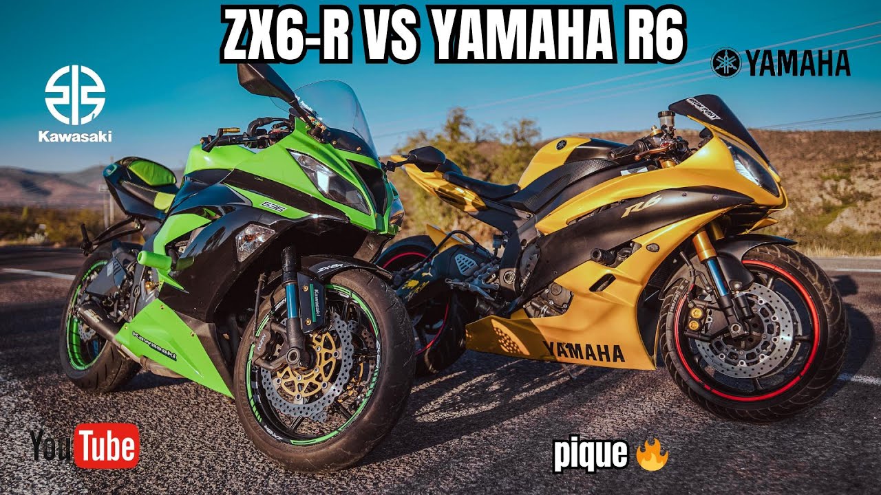 PIQUE 🔥 KAWASAKI ZX6-R VS YAMAHA R6 / ВЕЛИЧАЙШЕЕ СОПЕРНИЧЕСТВО В МИРЕ МОТОЦИКЛОВ