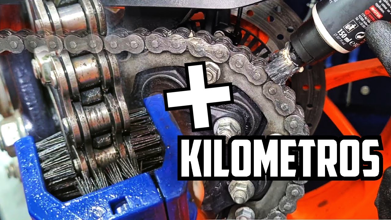 💪COMO Limpiar y Engrasar Cadena de MOTO #SuperDuke1290R