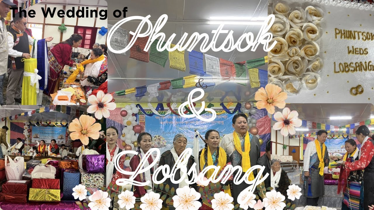 📍TenGang Grand Wedding Vlog || Tenzin Phuntsok & Lobsang Dolma|| Forever Together ❤️ # Husbandwife 