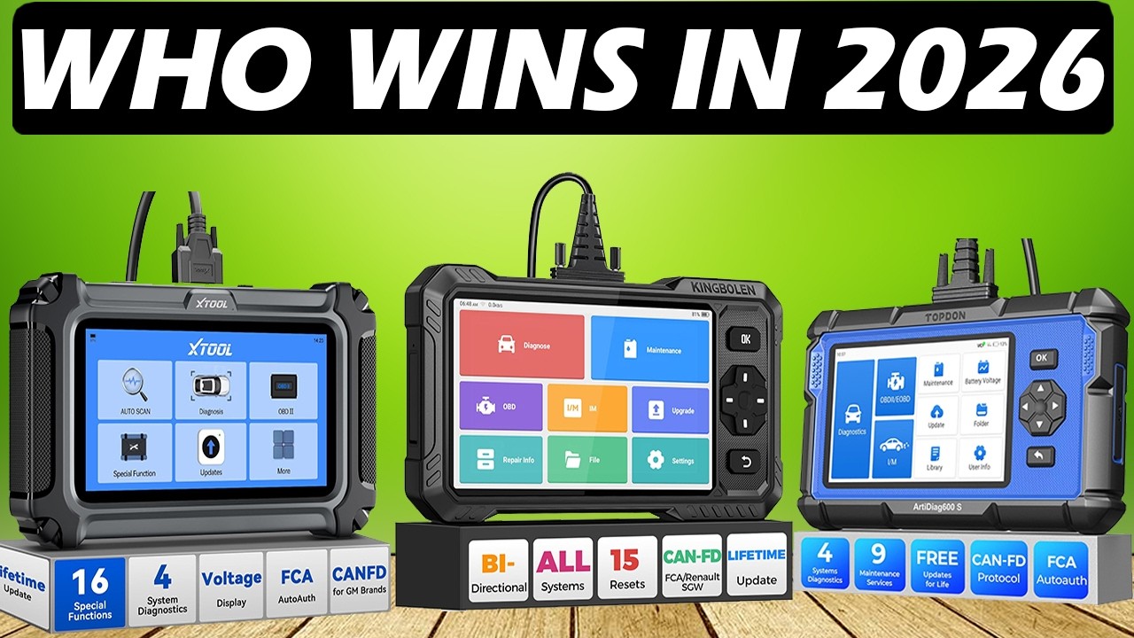 TOP 3 Best OBD2 Scanners 2026 - Ultimate Diagnostic Tools