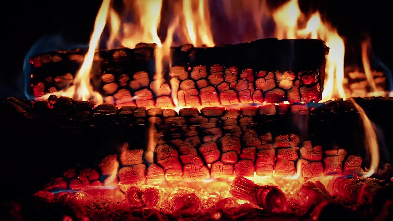 Mountain Cabin Fireplace & Soft Breeze