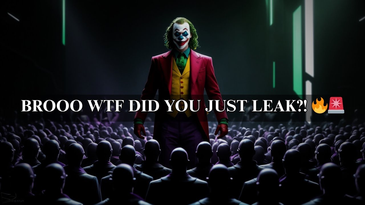 BROOO WTF DID YOU JUST LEAK?! 🔥🚨 EVERYONE’S ON FIRE BECAUSE OF YOU!! JOKER DARK MOTIVATION POWERFUL