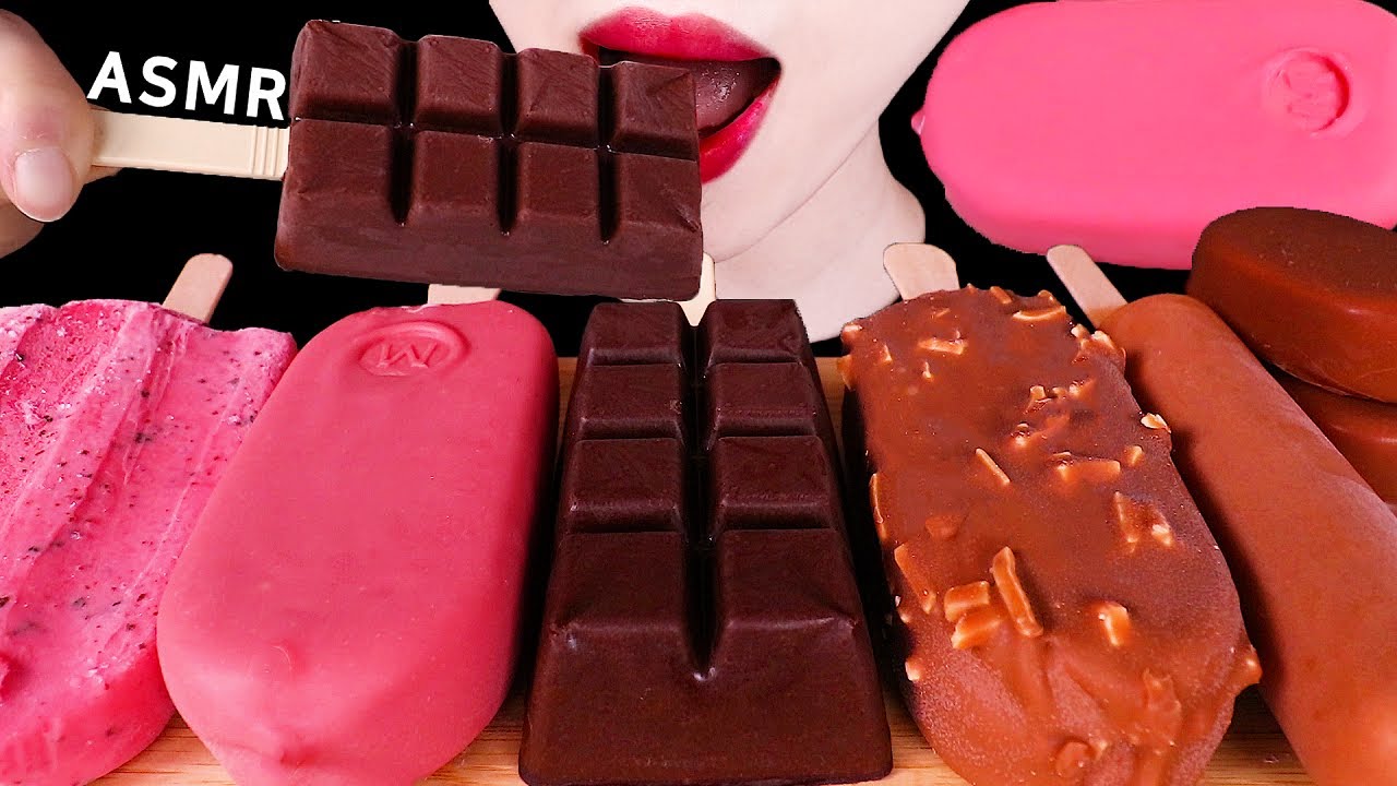 ASMR CHOCOLATE ICE CREAM PARTY 초콜릿 아이스크림  EATING SOUNDS MUKBANG 디저트먹방