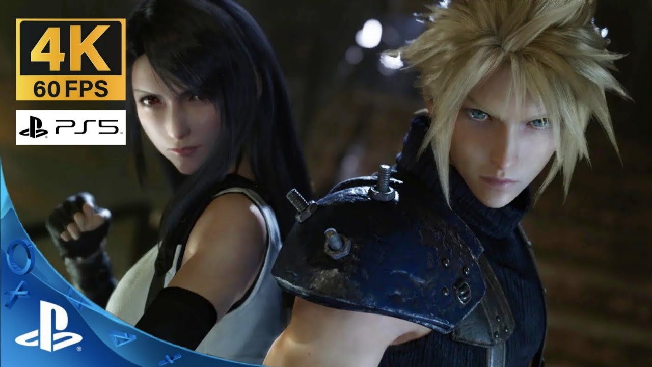 (PS5) Final Fantasy VII Remake | Conferindo o in&iacute;cio do game [4K HDR 60FPS]