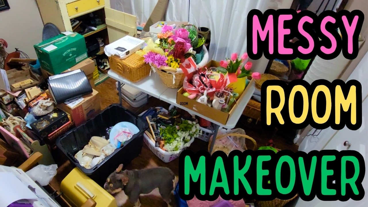 SATISFYING DECLUTTERING of my HOARDER Office - BEFORE And AFTER With UPDATE!