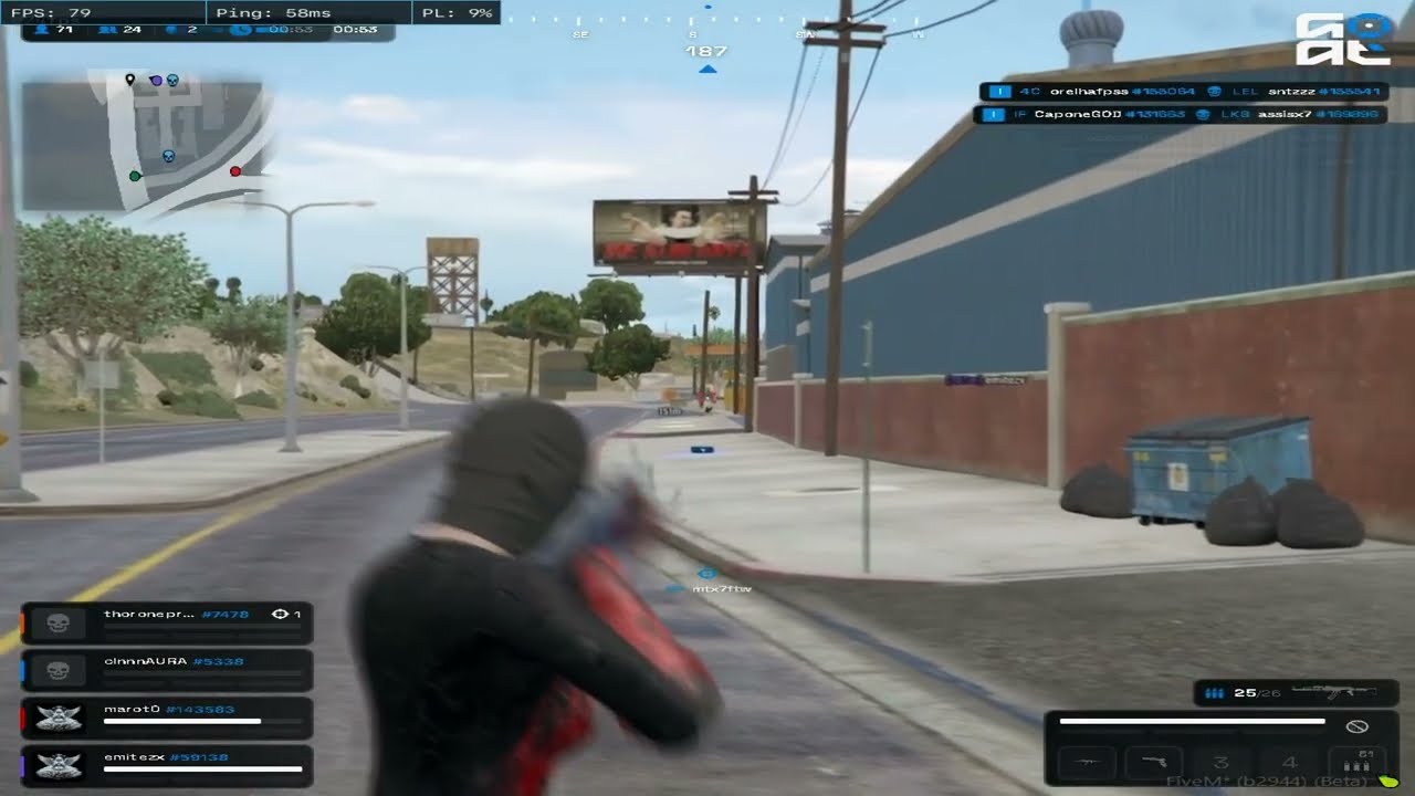 FIVEM HIGHLIGHTS LOSTXZZ #3 (100% GOAT)