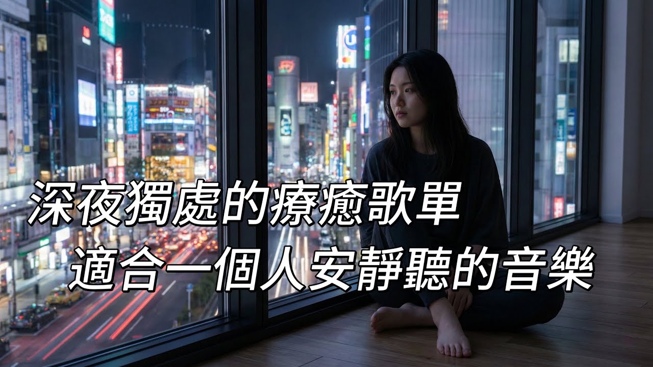 「這座城市很擠，但靈魂需要空位」給深夜獨處的深夜療癒歌單   | 適合一個人安靜聽的音樂 | 助眠、思考、放空 #Cpop #LoFiChill #沉浸式聽感 #都市抒情 #深夜療癒 #自癒歌單
