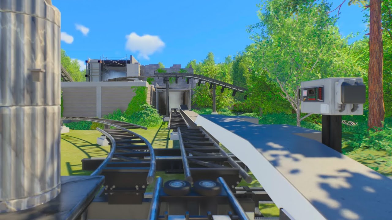 Planet Coaster 2 Multiverse Coaster Onride with Drop Track and Switch Track!!!! (Track: DigitalDan)