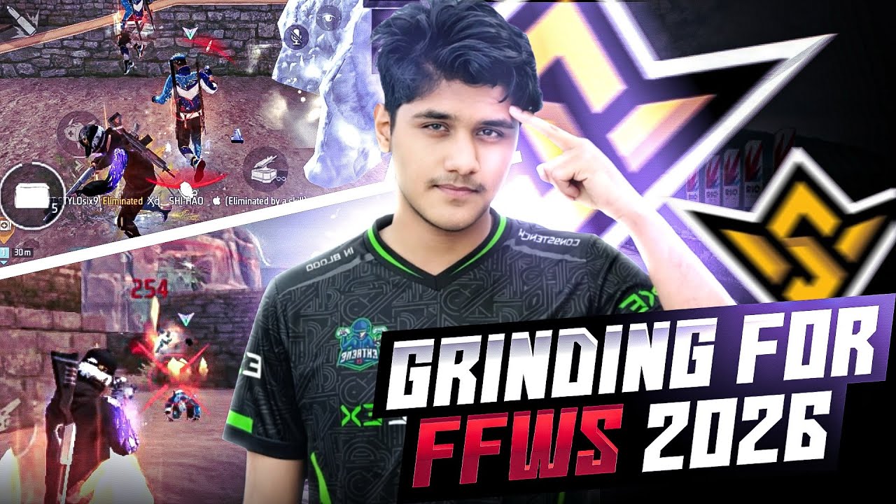 GRINDING FOR FFWS 2026 🤫🔥 || TOURNAMENT HIGHLIGHTS 🏆 ||  TF.RIMONx7