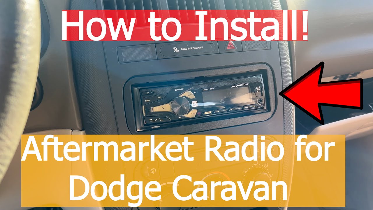 How to install radio for Dodge Caravan