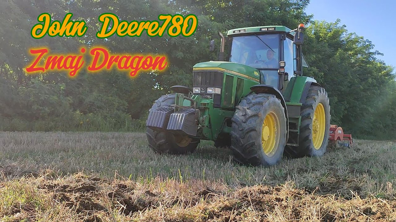 John Deere 7800 /Zmaj Dragon podrivanje strništa za oranje/pripremu i sijetvu uljane repice
