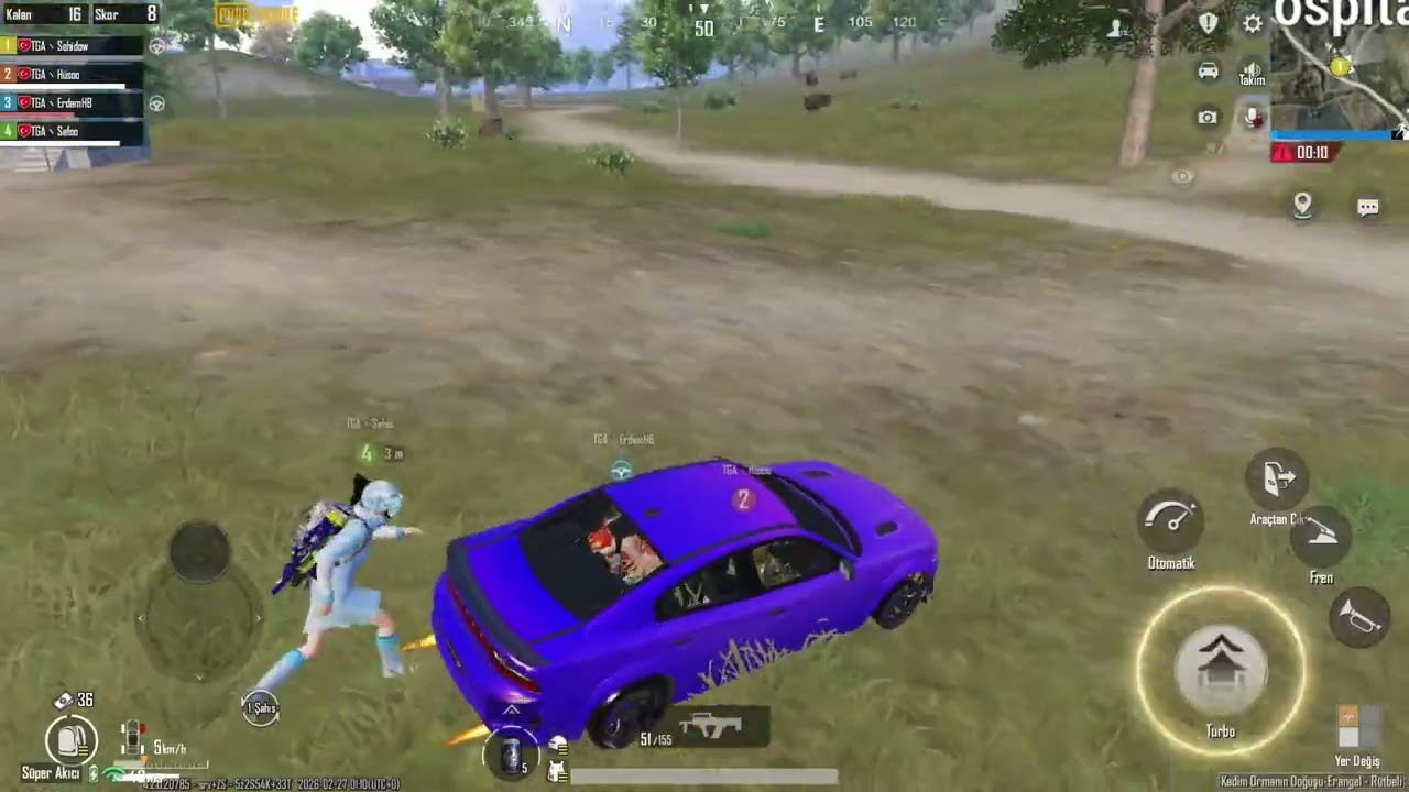 PUBG Mobile Normal Maçta Güzel Geçen Bir Oyun