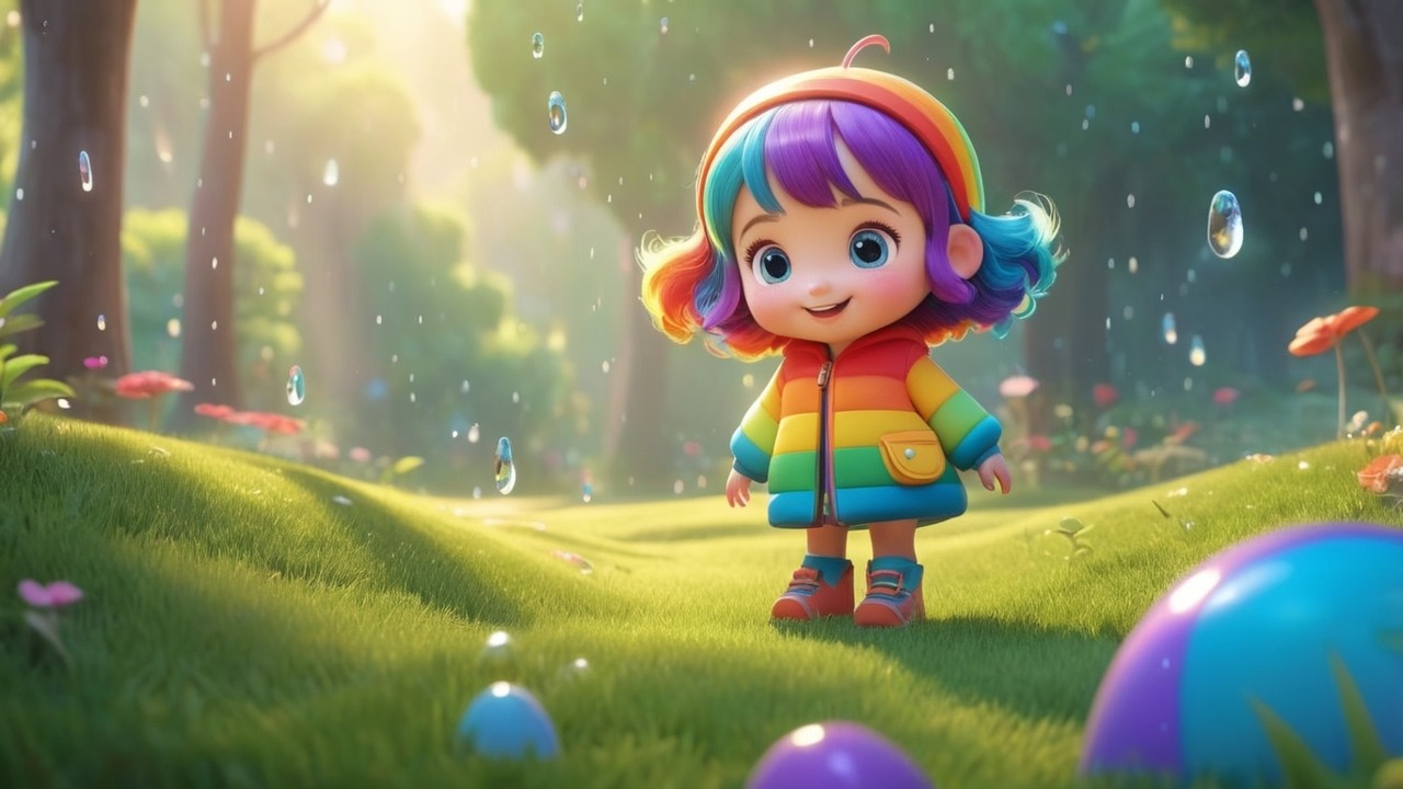 🌈 Цветная Радуга — Учим Цвета с Песенкой