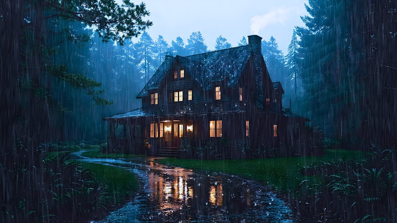🏠 Cozy Rainy Night: Relaxing Rain Ambience for Study & Focus