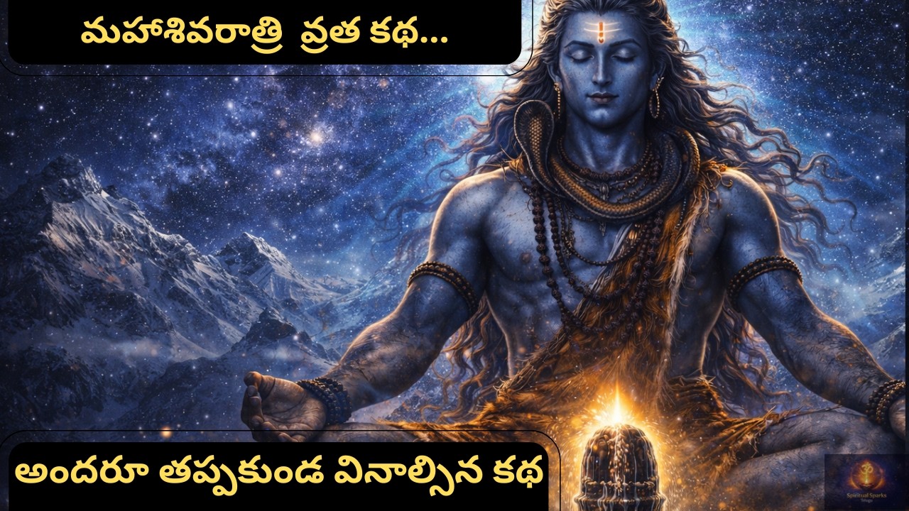 మహాశివరాత్రి వ్రత కథ...యముడి నుండి విముక్తి పొందటం ఎలా ?? | SpiritualSparksTelugu