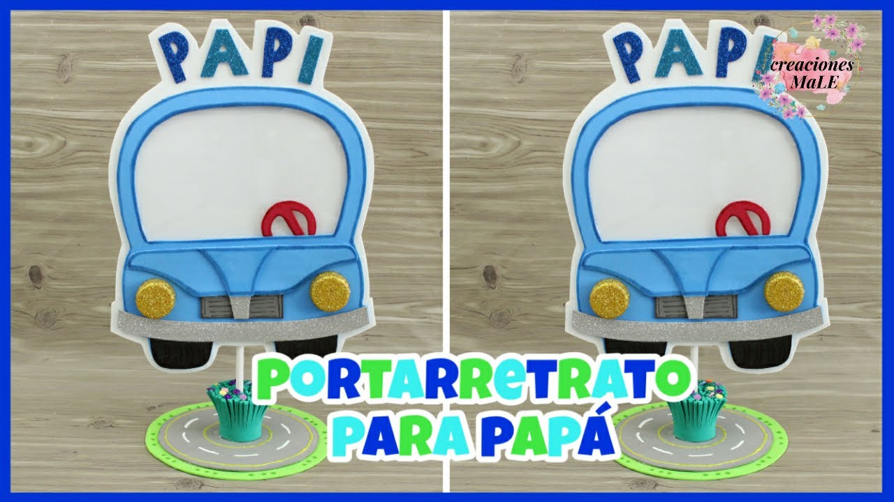 PORTARRETRATO PARA EL DÍA DEL PADRE || RECICLADO