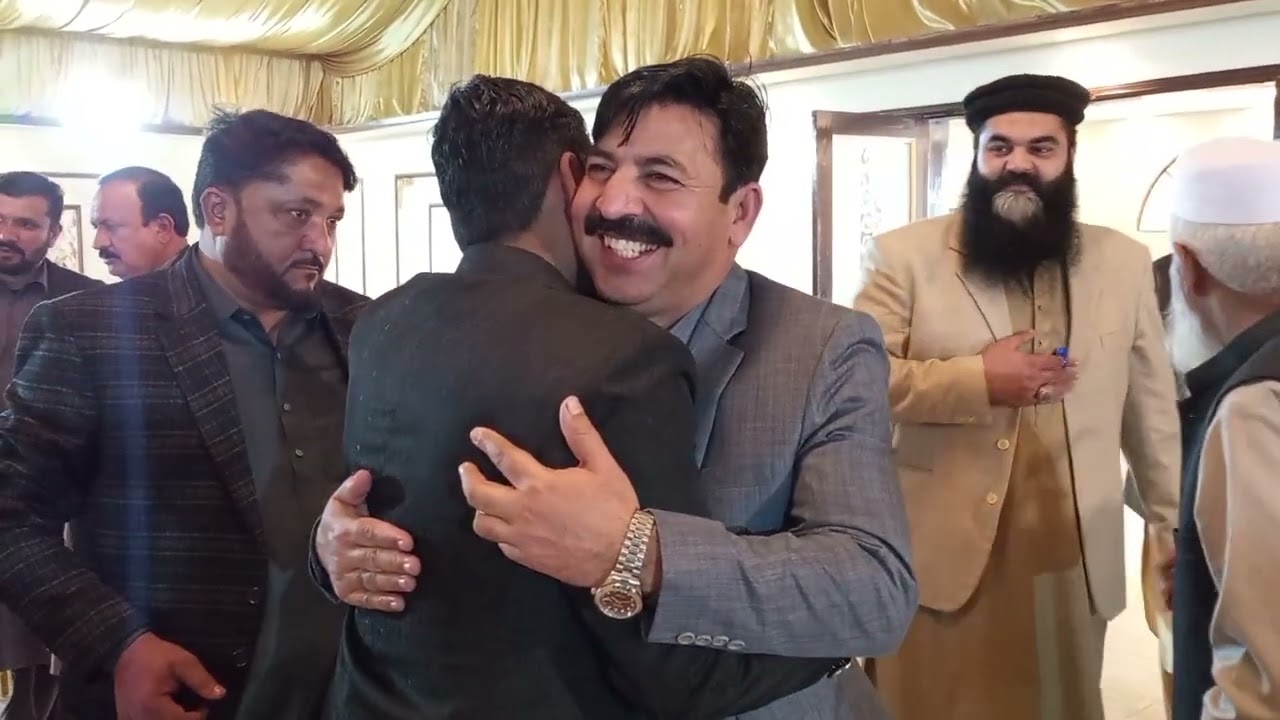 راجہ نصیر کی شادی کیمرہ مین صابر شاہ 