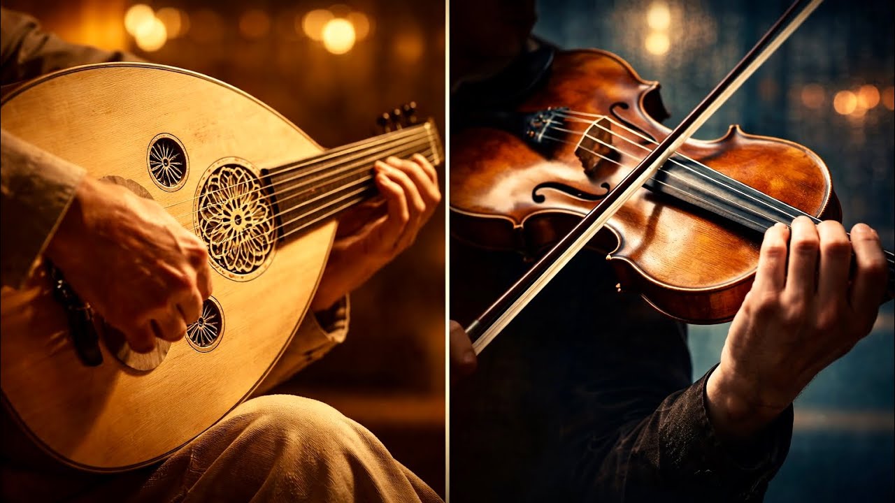 عندما يشكو العود للكمان🎻💔 | حوار موسيقي يبكي الحجر (رحلة شجن) | Crying Oud & Violin