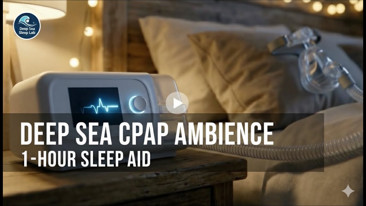 CPAP Machine Sleep Sounds | 1 Hour Ambient White Noise for Deep Sleep & Anxiety Relief