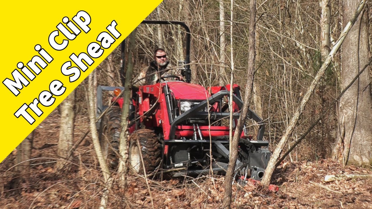 How to Clear Land with a  Mini Clip Tree Shear