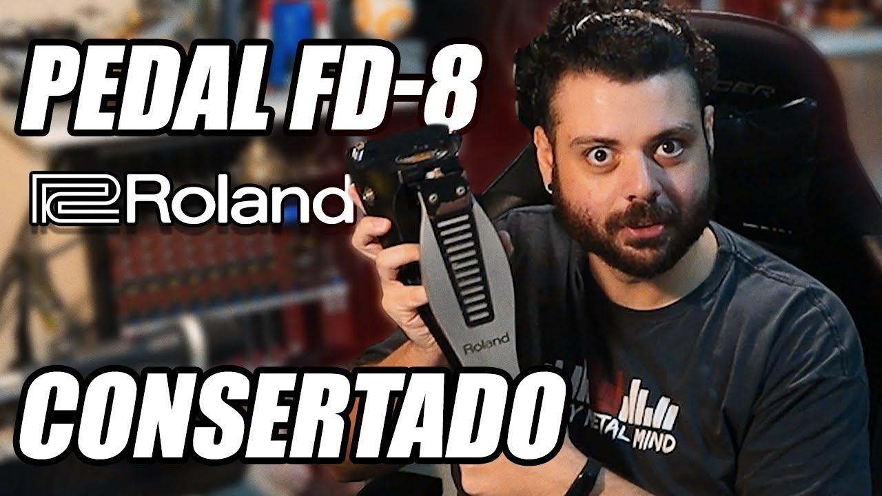 Como consertar o Pedal FD-8 da Roland HI HAT NÃO FUNCIONA