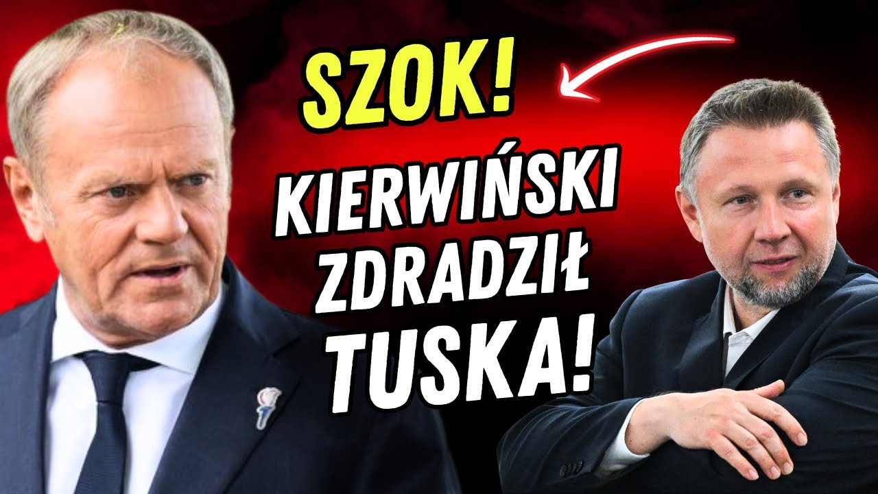 ROZŁAM U TUSKA! KIERWIŃSKI UDERZA W GIERTYCHA NA WIZJI! 