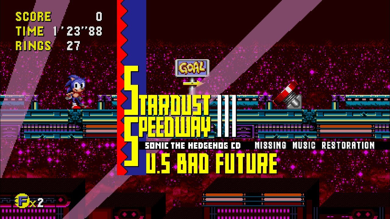 Stardust Speedway Bad Future - Sonic CD (US) Missing Music Restoration