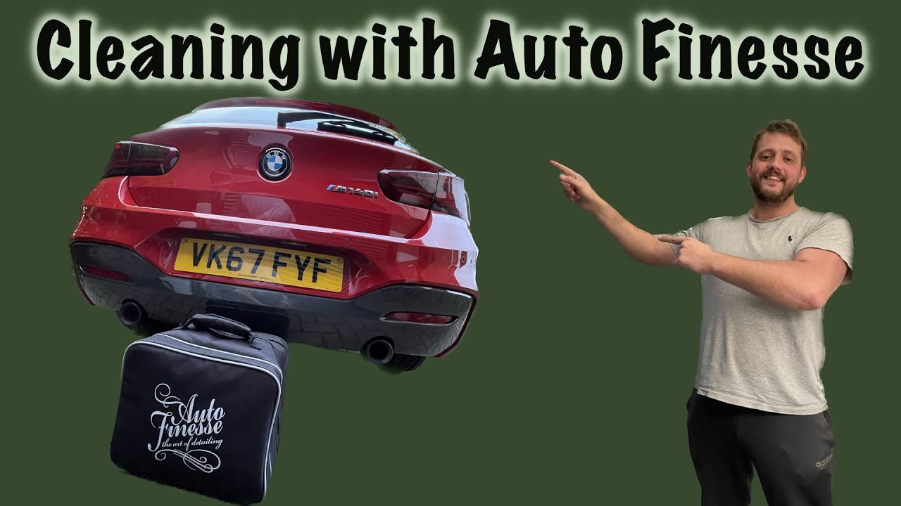I use Auto Finesse to clean my BMW M140i. Car cleaning/detailing exterior only.