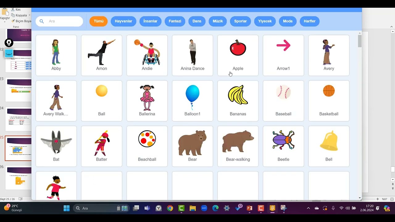 Bilişim Teknolojileri ve Yazılım dersi 2.Dönem 2.Yazılıya hazırlık Scratch anlatımı - 2